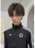 ソフトツイスト　束間メンズ　ハーフアップショート