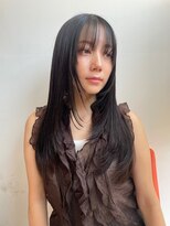 トリッカバルコニー ハヤマ(tricca Balcony Hayama) レイヤーカット/顔周りレイヤー/韓国風/小顔カット/艶ストレート
