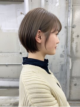 ソラ 鶴見店(sola) 【鶴見】ショートボブ/グレージュ/髪質改善