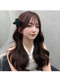 博多美容室/グレージュカラー/ダブルカラー/韓国ヘア