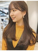 ラーム 松江学園店(rame)&nbsp;ロング×明るめベージュ