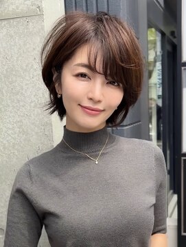 ロビー 青山(ROBBY) ショートボブ/前髪あり/大人ショート/小顔ショート/30代/40代