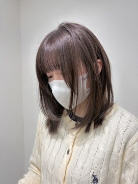 アンリ(Anli) 【tomomi＊レイヤー　ミディアムレイヤー　ラベンダー】