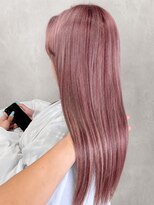 ヘアアンドデザイン ネイビー(Navy)&nbsp;ハイトーンロング