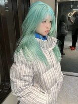 クペウイビ 心斎橋(cope'u yive)&nbsp;ミントグリーン/ハイトーンカラー/ケアブリーチ/心斎橋