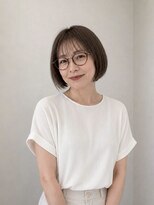 レセ 南柏店(Laissez)&nbsp;大人ナチュラル/小顔ショート/丸みボブ/髪質改善/ダークカラー