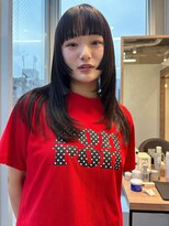 モンルル プル(mon loulou + plus)&nbsp;レイヤーカット、顔まわりレイヤー、顔まわりウルフ