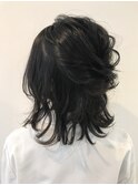 ハーフアップヘアアレンジ