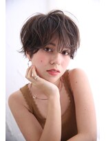 ネオリーブ シュシュ 神保町店(Neolive susu)&nbsp;〈エッジショート〉似合わせカット ショコラベージュ