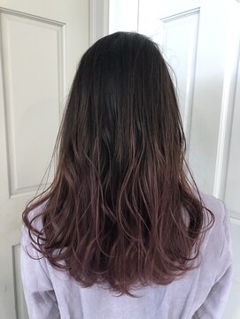 ロンドアベニール 北千住(Lond avenir) namie お客様スタイル×ピンクグラデーションカラー