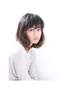 エムスラッシュ たまプラーザ(M.SLASH) フェミニンボブ/内巻き/ワンカール/ゆるふわボブ/たまプラーザ
