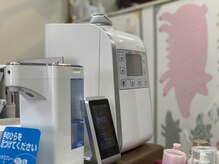 ヘアー ザ バーギー(Hair the Burgie)の雰囲気（コロナ対策していますジアコ・アルコール消毒・CO2測定器）