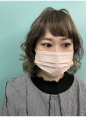 ウェーブ×ボブ