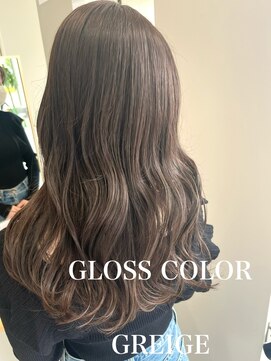 クレア 岡崎南店(CREA) グロスカラー×グレージュ