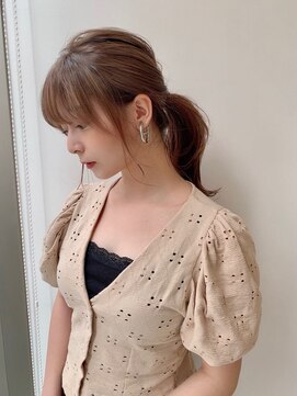 アイユー(ii+U) 小顔　顔周り　バング　あざと可愛い