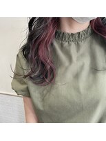 イオエ 岡本(ioe)&nbsp;イメチェン/フルバング/似合わせ/レッドブラウン/デジタルパーマ