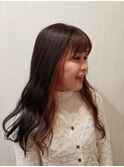 フェイスフレーミング デザインカラー 10代