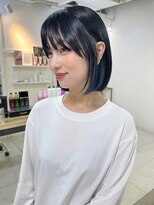 ケーツー心斎橋 クイーンズガーデン バイ ケーツー(K two QUEEN'S GARDEN by K two) 3分で巻けるタッセルボブ*アイスブラック*地毛風カラー*髪質改善