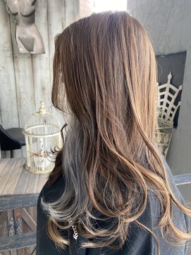 ベレッタ 枚方店(veretta.) ミルクティーグレー　担当小林 /ニュアンスカラー/抜け感/ロング