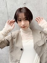 ユアーズ ヘア 恵比寿本店(youres hair) 小顔ショート　くびれショート　くびれボブ　丸みショート　前髪