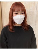 ティーケーザサロン(TK THE SALON) ピンクオレンジカラー