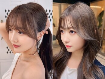 クム(kumu)の写真/《韓国風カット＊小顔》ミリ単位で創る前髪カットとふんわり揺れるおくれ毛♪計算し尽くした可愛いヘアを◎
