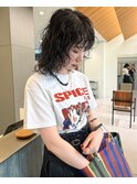 ミルクティーベージュダブルカラーインナーカラーケアブリーチ