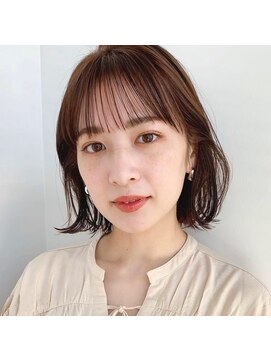 ラフ フロム ガーデン(Laf from GARDEN) ボブ/レイヤーカット/オリーブベージュ/髪質改善/韓国風