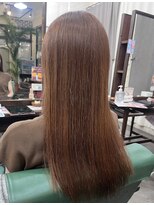 ビューティアンドスパ ガガ(GAGA)&nbsp;ロング　ブラウン系　ヘアカラー　藤枝美容室　ガガ