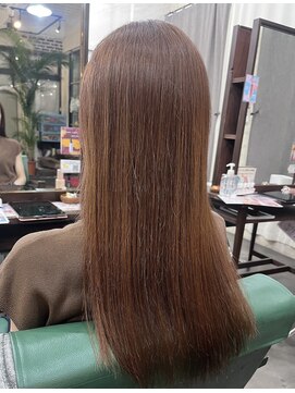 ビューティアンドスパ ガガ(GAGA) ロング ブラウン系 ヘアカラー 藤枝美容室 ガガ