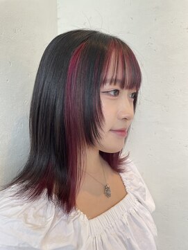 クララ トヨハシ(CLALA Toyohashi) 秋色　インナーカラー　ウルフレイヤー