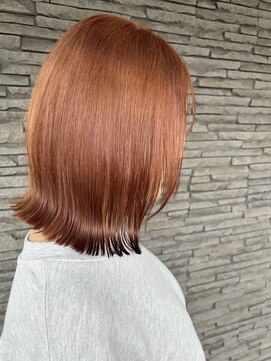 ハイバレーヘアーメゾン(HIGH VALLEY HAIRMAISON) ぱっつんボブミディアムボブ切りっぱなしボブ岡山南中央町
