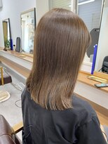 ランプ(Lamp) くびレイヤーグレーベージュニュアンスカラー白髪染め白髪ぼかし