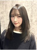 韓国レイヤー×olive greige【韓国ヘア】【韓国風レイヤー】