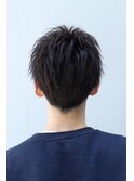 短め センターパート 【ツーブロ刈り上げ黒髪短髪】コンパク