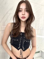 サイン 表参道(SIGN) 韓国ヘアーハッシュカットレイヤーカットグレージュブリーチ無し