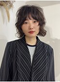レイヤーショート/ニュアンスパーマ