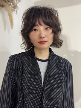 ナービス(NARVIS) レイヤーショート/ニュアンスパーマ