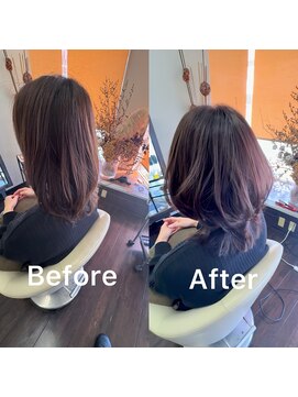 オーブヘアー(ORB hair) ひし形ミディアムレイヤー