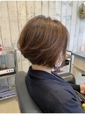 前下がりレイヤーボブ