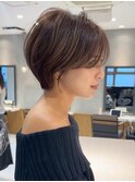 大人美人ショート/イメチェンヘアスタイル/ワイドバング