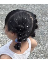 アール 大東店(R)&nbsp;ポコポコツインテール/美容室/白髪染め/キッズカット/メンズ