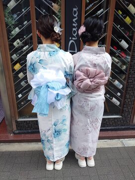 ヘアコレクション アンジュ(Hair collection Unge) 浴衣着付&浴衣ヘア