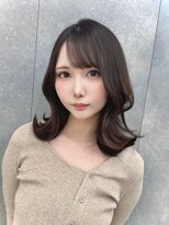 クム(kumu)&nbsp;【kumu】ミディアムレイヤー/顔周りカット/栄/名古屋