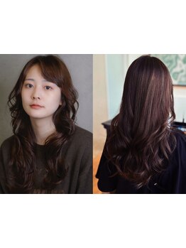 360度どこから見ても可愛いスタイルに!カールが長持ちするデジタルパーマ♪カラーと同時施術も◎[千葉駅]