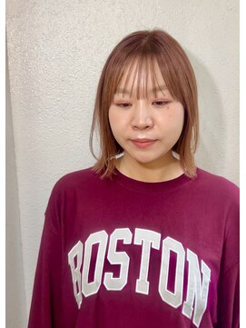 ヘアーサロンアンク(hair salon anc) ピンクミルクティー