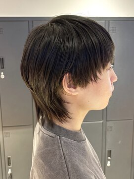 canvas. 川崎 men's メンズ/ハイトーン/ブリーチ マッシュウルフ