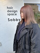 サビィ(Sabby)&nbsp;ピンクベージュ/ブリーチ/ダブルカラー/氏川洸希/多摩センター
