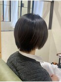 髪質改善ストレート／ショートボブ