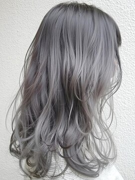ブロック ジャポン(bloc japon) グレージュくびれヘアダークグレーアッシュグレーローレイヤー